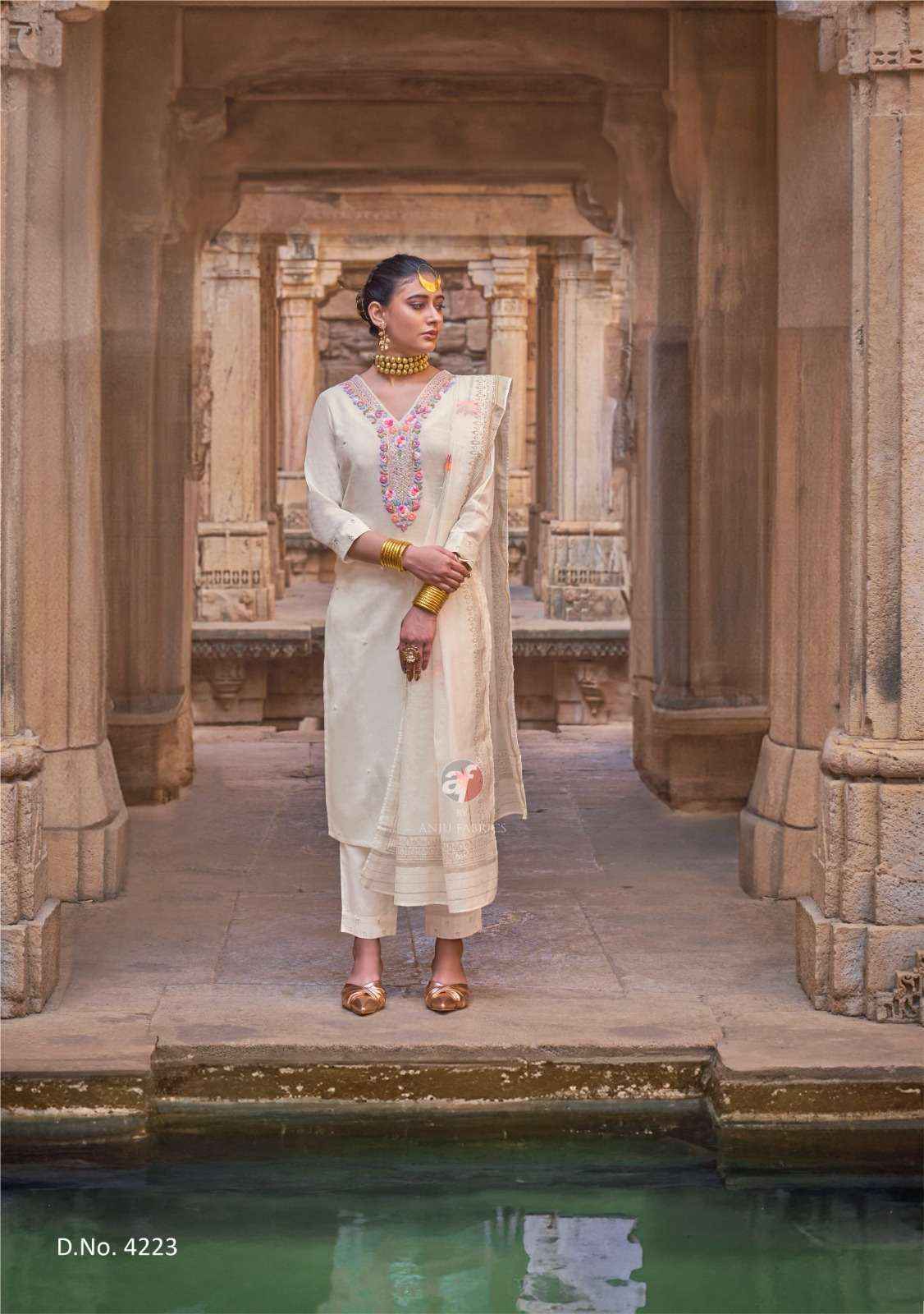 Anju Fabrics Chandani Vol 4 Cotton Kurti Combo Wholesale Surat ( 6 pcs Catalogue )