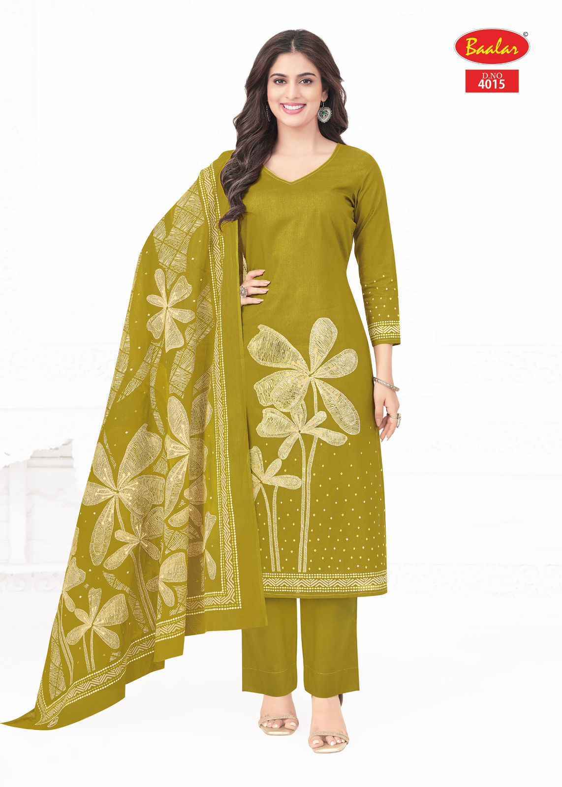 Baalar Pashmina Vol 4 Lawn Cotton Dress Material Surat Textile Wholesale (18 pcs Catalogue