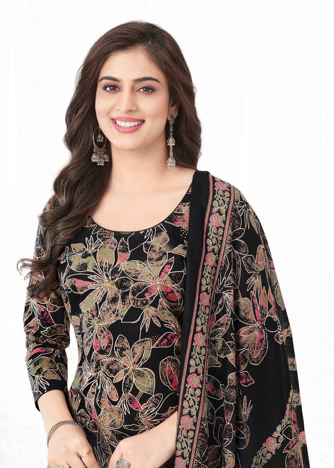 Baalar Pashmina Vol 4 Lawn Cotton Dress Material Surat Textile Wholesale (18 pcs Catalogue