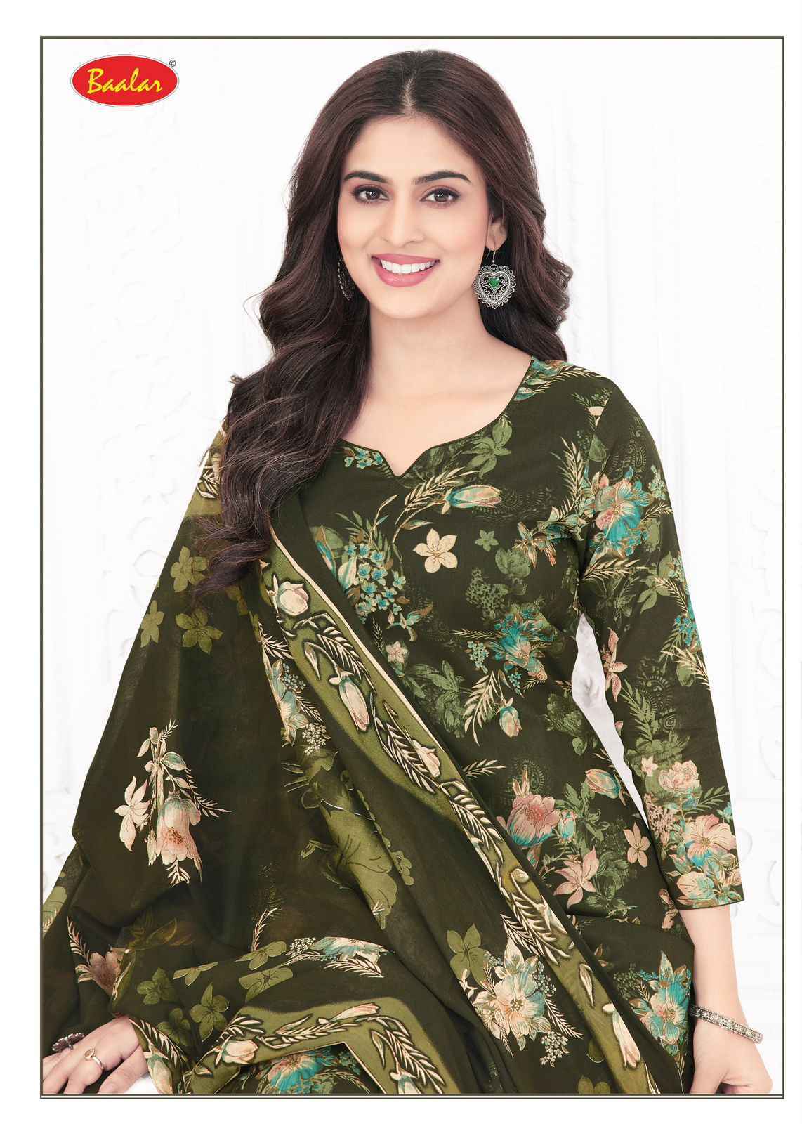 Baalar Pashmina Vol 4 Lawn Cotton Dress Material Surat Textile Wholesale (18 pcs Catalogue
