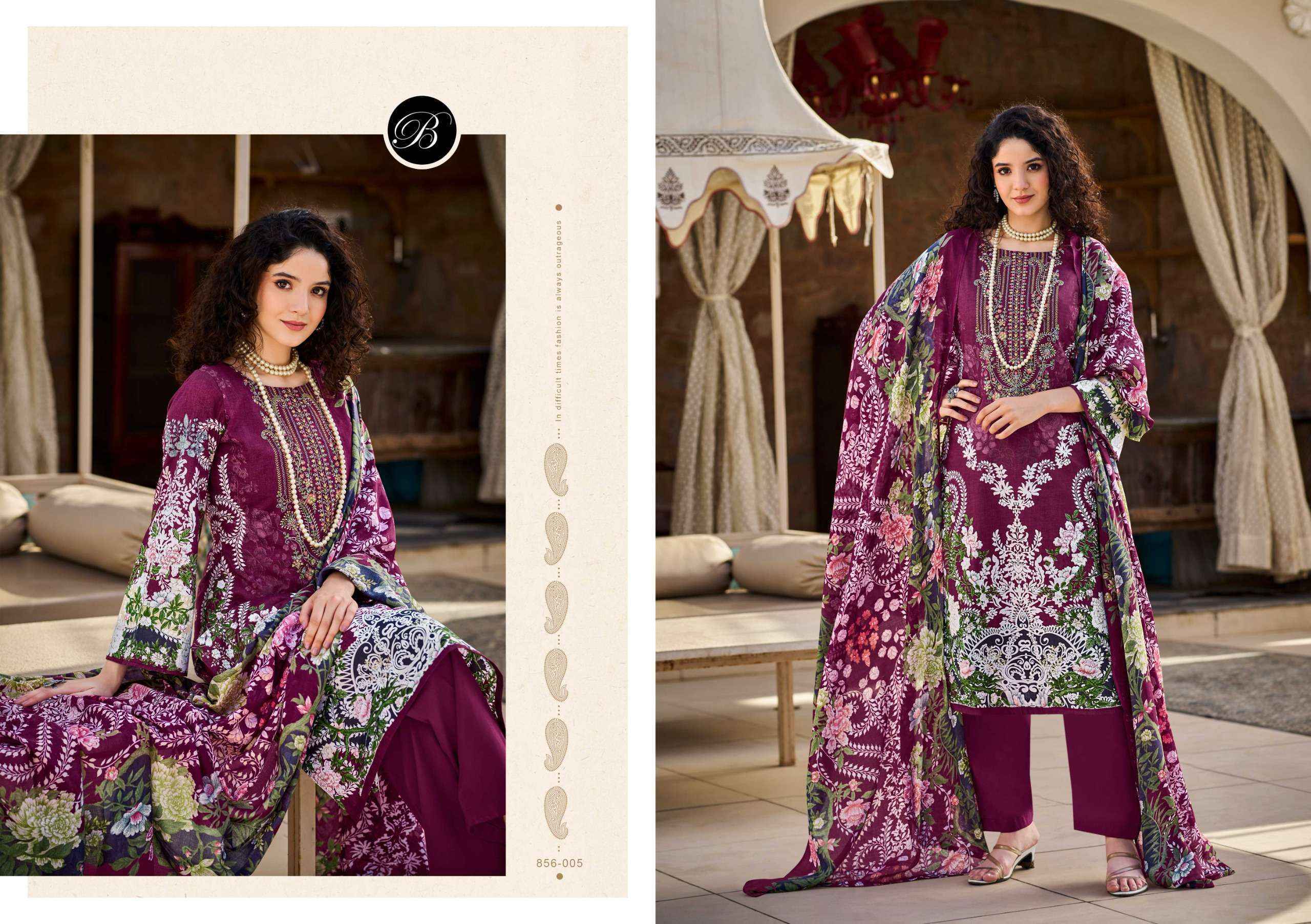 Belliza Designer Naira Vol 110 Cotton Dress Material Surat Bazaar Wholesale ( 8 pcs Cataloge )