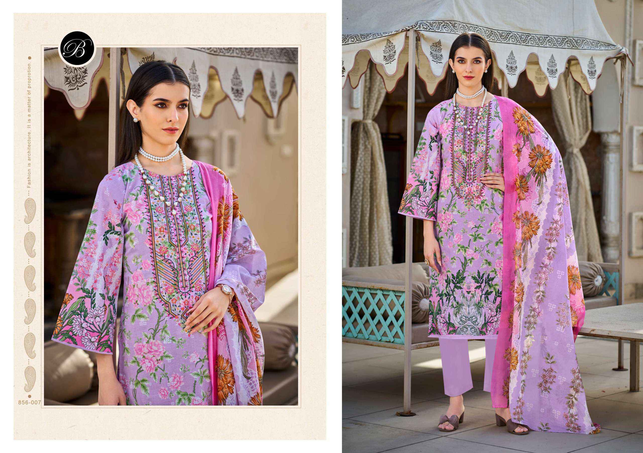 Belliza Designer Naira Vol 110 Cotton Dress Material Surat Bazaar Wholesale ( 8 pcs Cataloge )