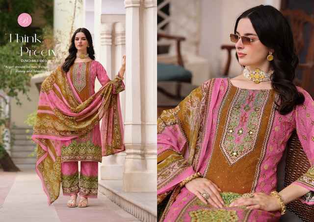 Belliza Shaheen Vol 5 Viscouse Reyon Dress Material Online Shopping ( 8 pcs Catalogue )