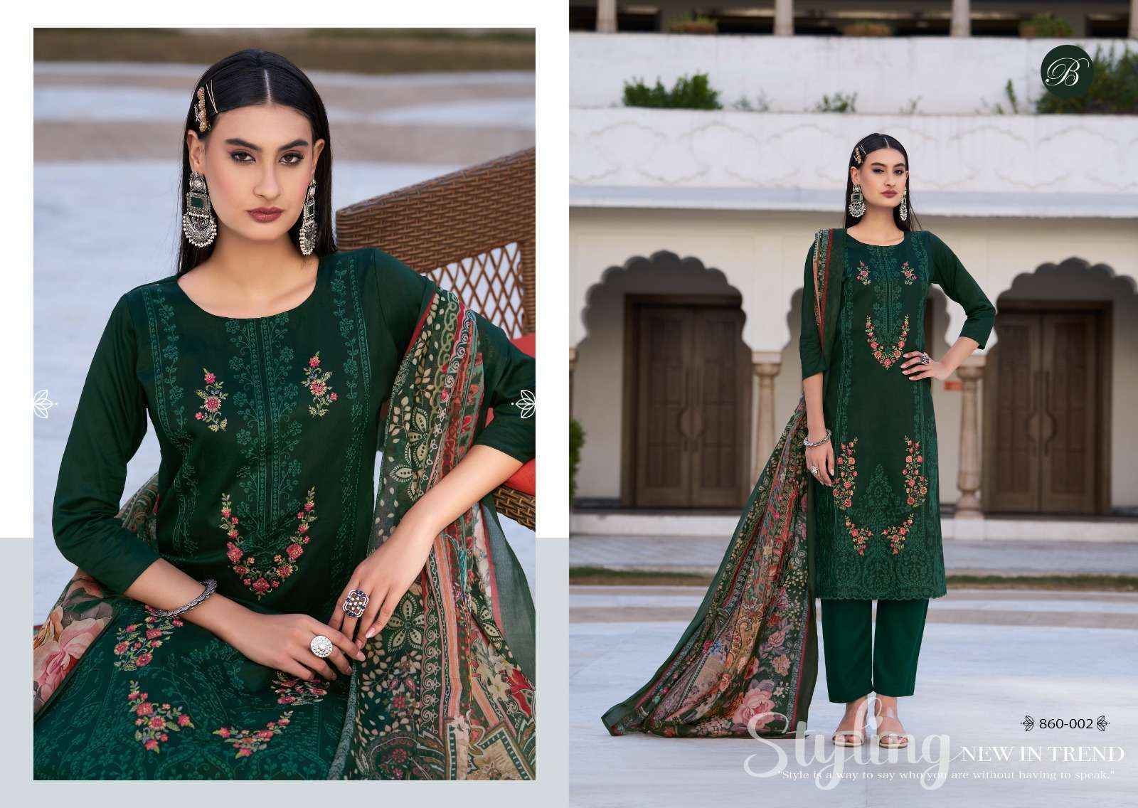 Belliza Zarqash Vol 6 Wholesale Jam Satin Dress Material ( 6 pcs Catalogue