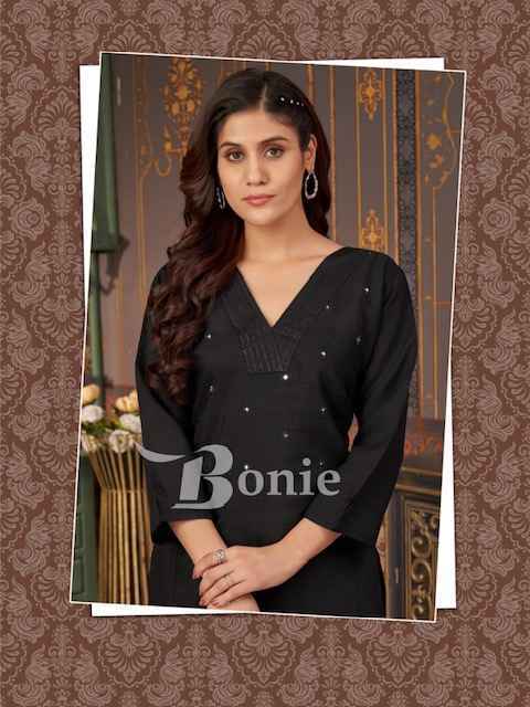 Bonie Naina Vol 5 Viscouse Kurti With Plazzo Wholesale Rate ( 5 Pcs Catalog )