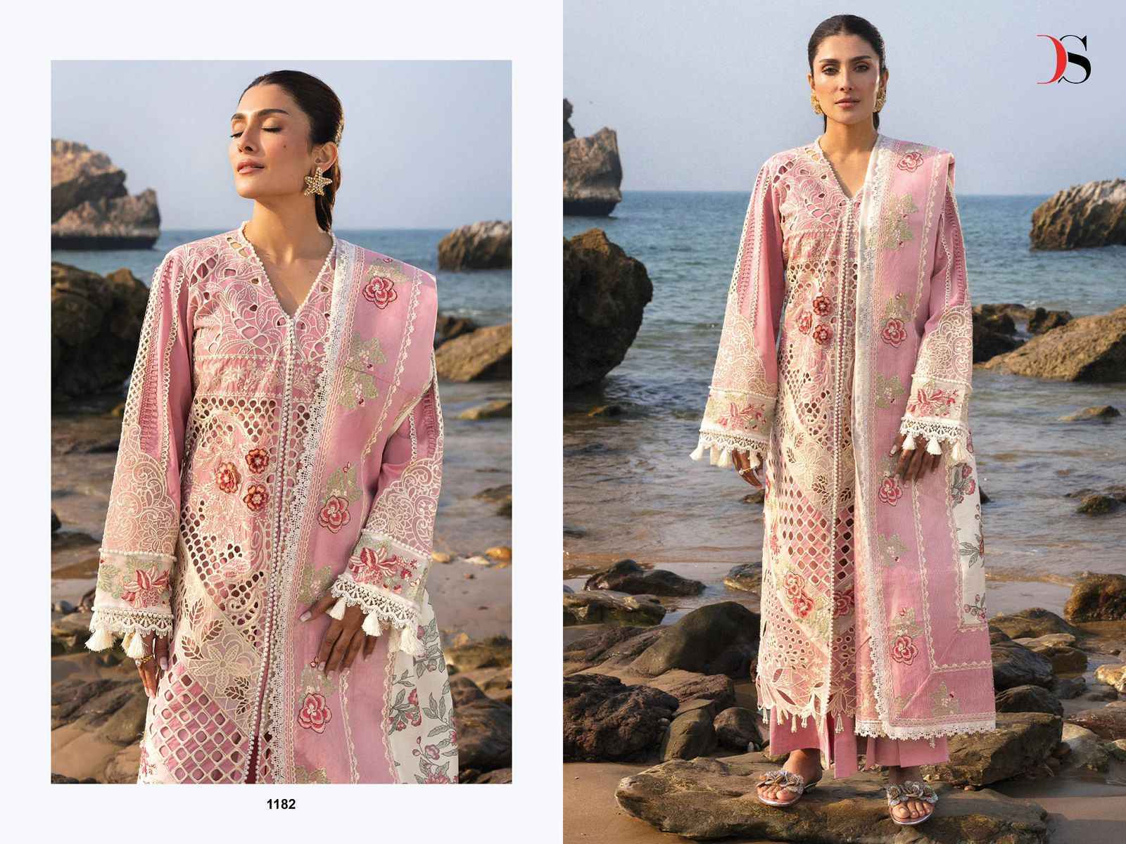 Deepsy Sirene Luxury Lawn 25 Vol 2 Wholesale Cotton Dress Material ( 6 pcs Catalogue )