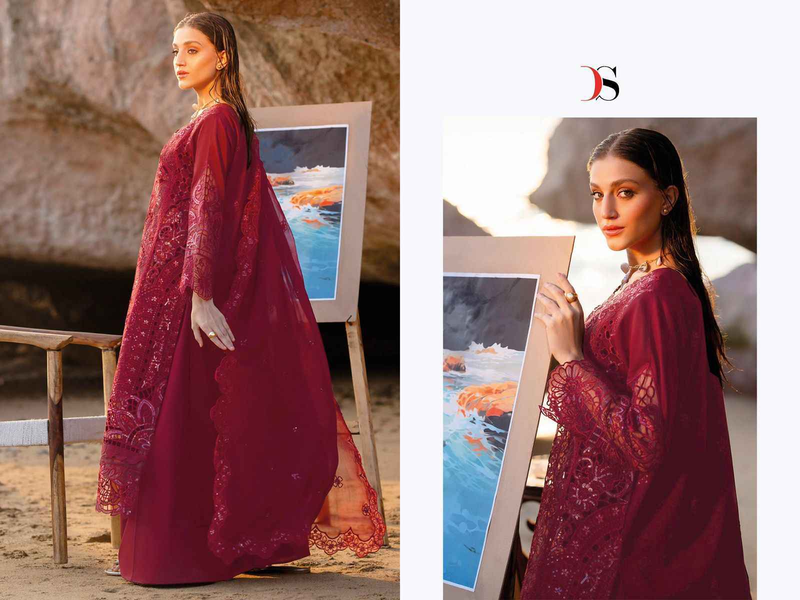 Deepsy Sirene Luxury Lawn 25 Vol 2 Wholesale Cotton Dress Material ( 6 pcs Catalogue )