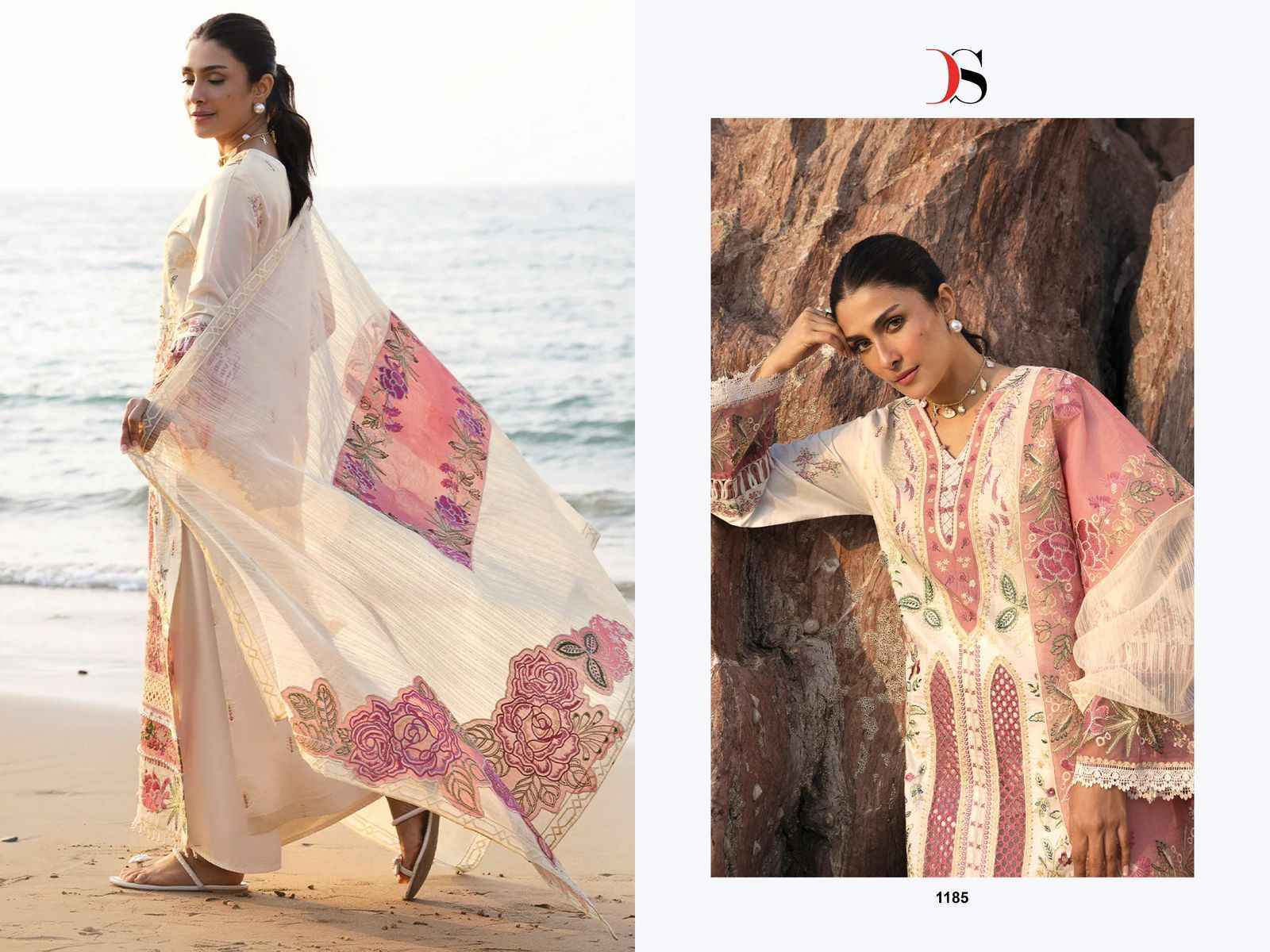 Deepsy Sirene Luxury Lawn 25 Vol 2 Wholesale Cotton Dress Material ( 6 pcs Catalogue )