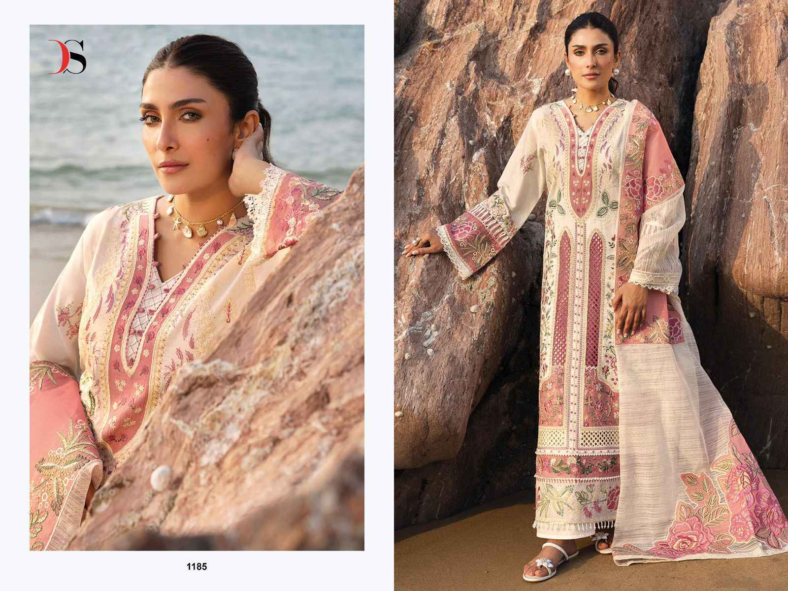Deepsy Sirene Luxury Lawn 25 Vol 2 Wholesale Cotton Dress Material ( 6 pcs Catalogue )