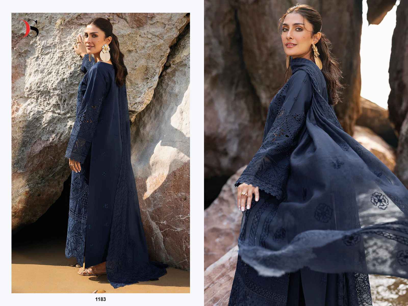 Deepsy Sirene Luxury Lawn 25 Vol 2 Wholesale Cotton Dress Material ( 6 pcs Catalogue )