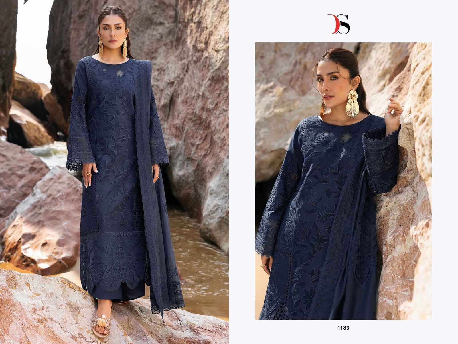 Deepsy Sirene Luxury Lawn 25 Vol 2 Wholesale Cotton Dress Material ( 6 pcs Catalogue )
