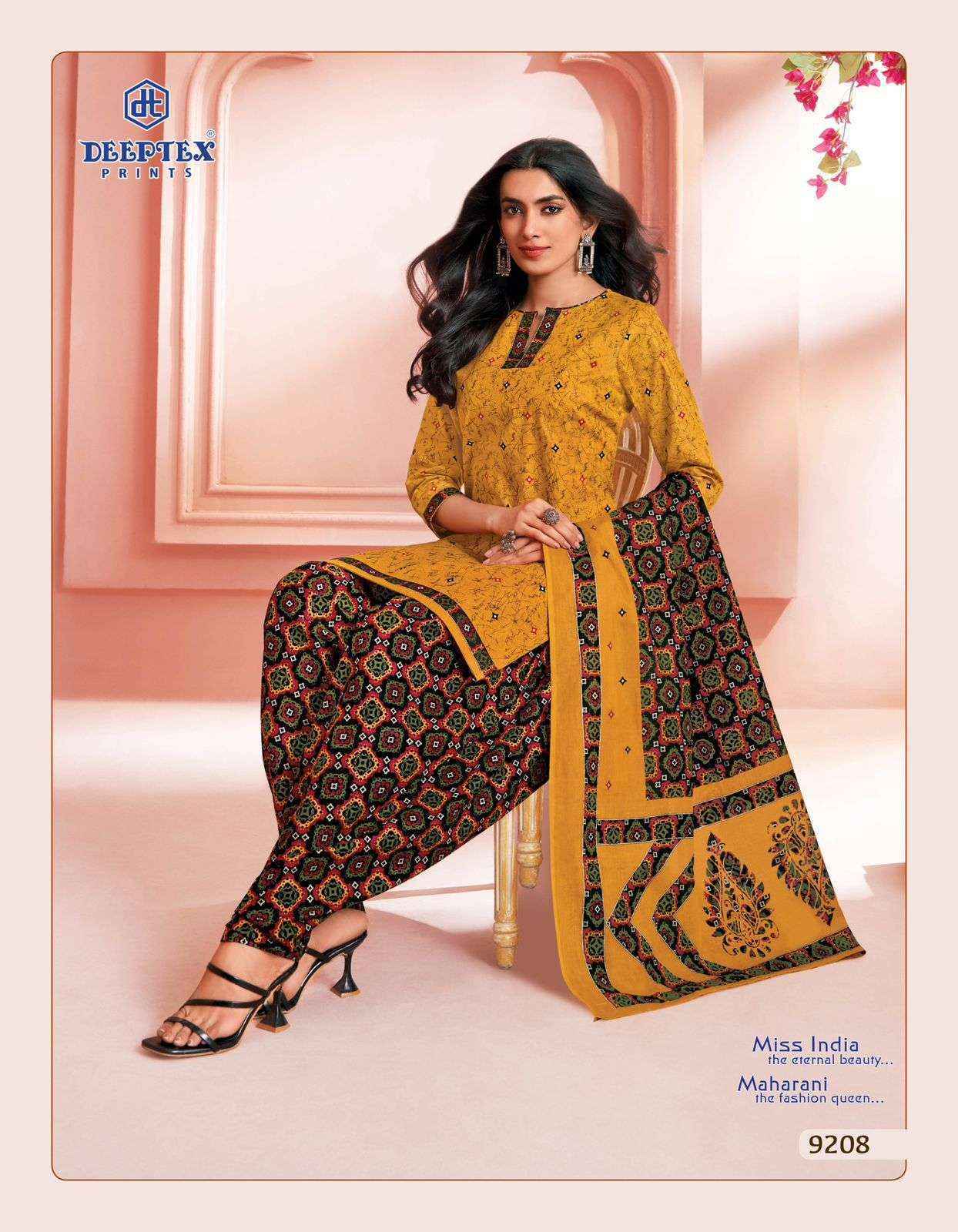 Deeptex Prints Miss India Vol 92 Wholesale Cotton Dress Material ( 16 pcs Catalogue )