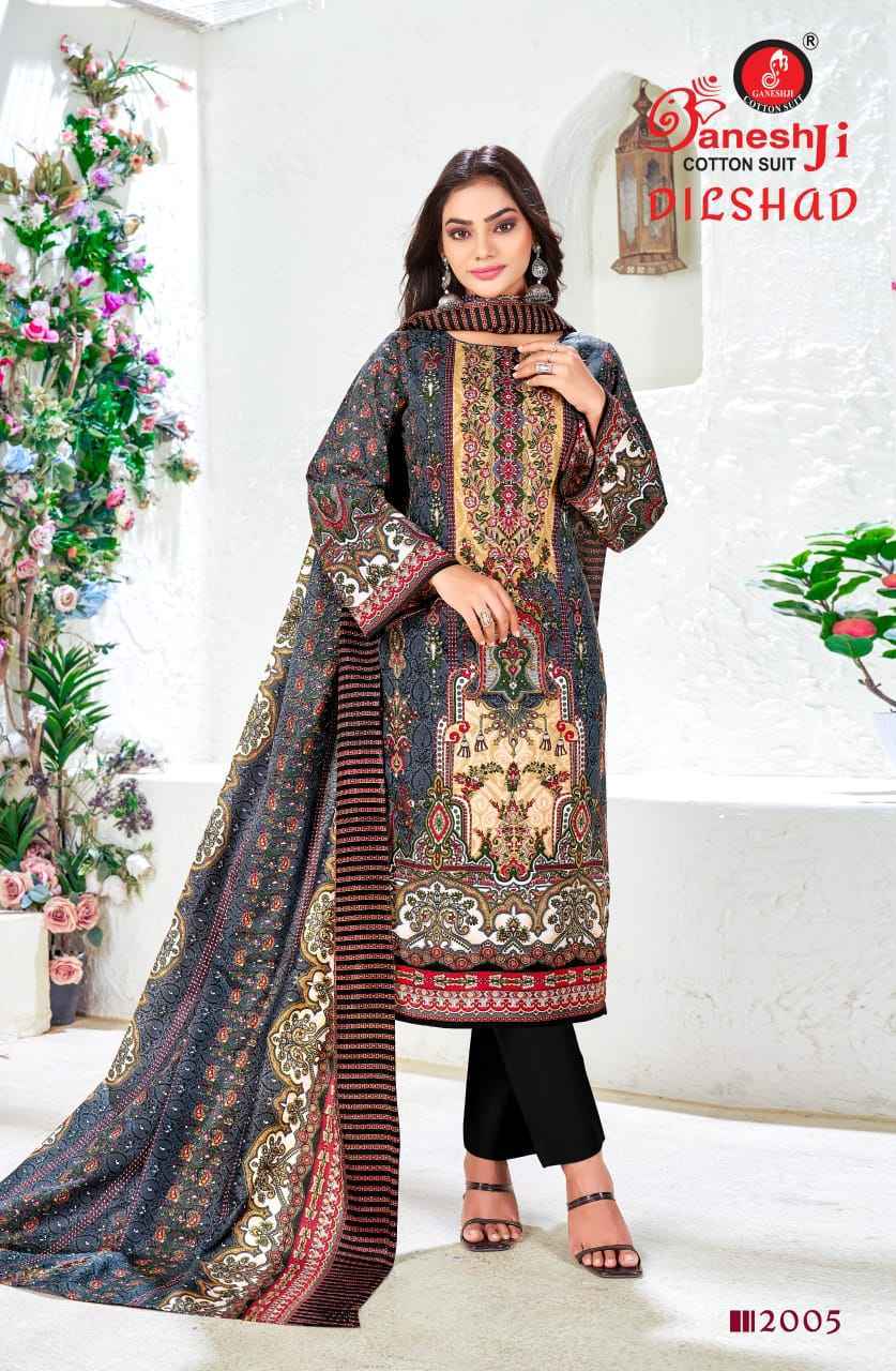 Ganesh Ji Dilshad Vol 2 Soft Cotton Salwar Kameez Wholesale Rate ( 8 Pcs Catalog )