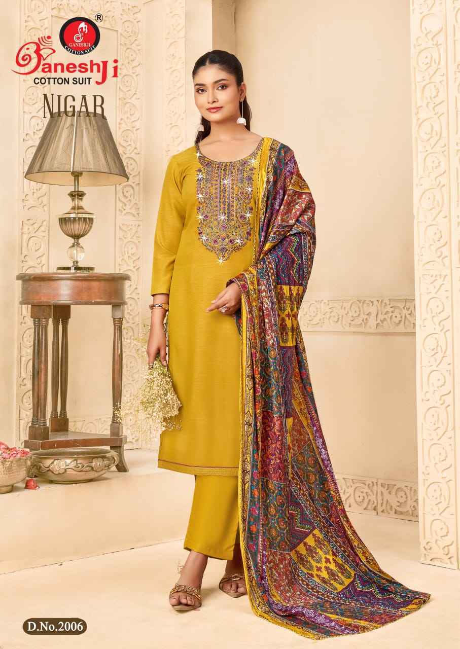 Ganesh Ji Nigar Vol 2 Rayon Salwar Kameez Wholesale Rate ( 8 Pcs Catalog )