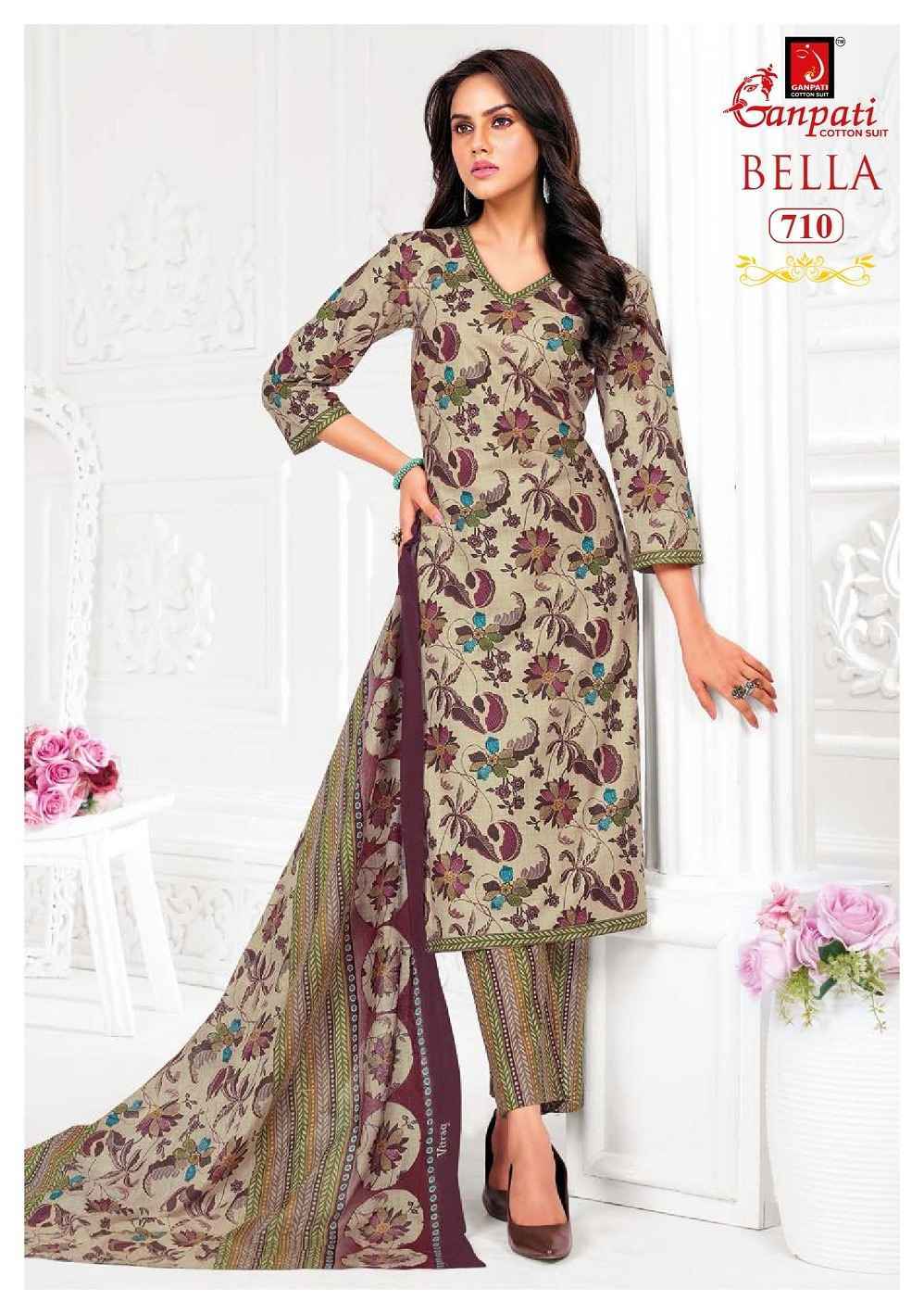 Ganpati Bella Patiyala Vol 7 Cotton Kurti Set Wholesale Rate ( 15 Pcs Catalog )
