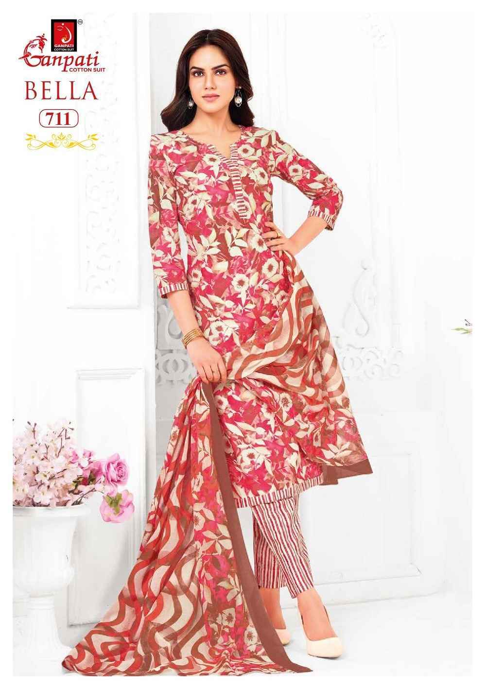 Ganpati Bella Patiyala Vol 7 Cotton Kurti Set Wholesale Rate ( 15 Pcs Catalog )