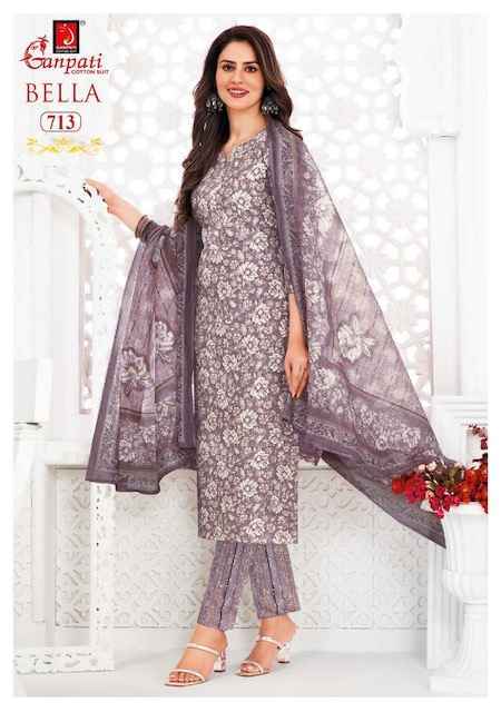 Ganpati Bella Patiyala Vol 7 Cotton Kurti Set Wholesale Rate ( 15 Pcs Catalog )