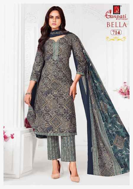 Ganpati Bella Patiyala Vol 7 Cotton Kurti Set Wholesale Rate ( 15 Pcs Catalog )