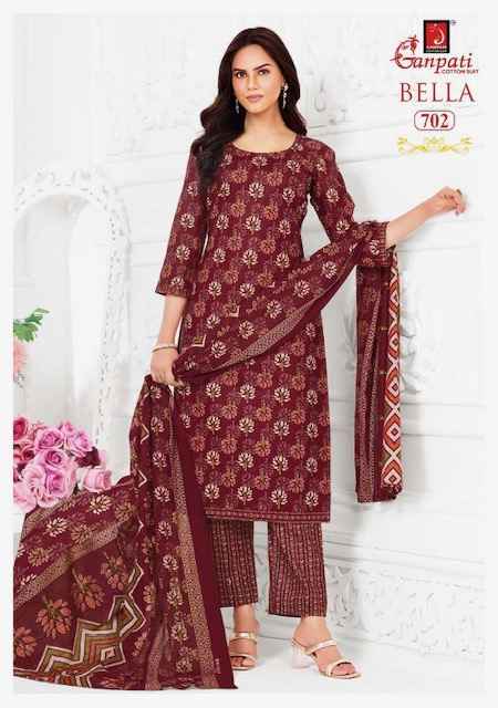 Ganpati Bella Patiyala Vol 7 Cotton Kurti Set Wholesale Rate ( 15 Pcs Catalog )