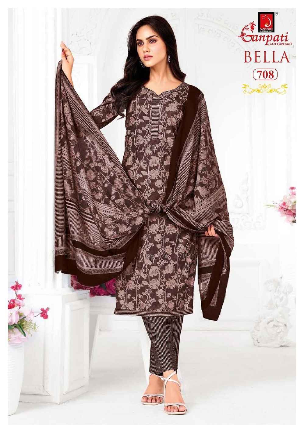 Ganpati Bella Patiyala Vol 7 Cotton Kurti Set Wholesale Rate ( 15 Pcs Catalog )