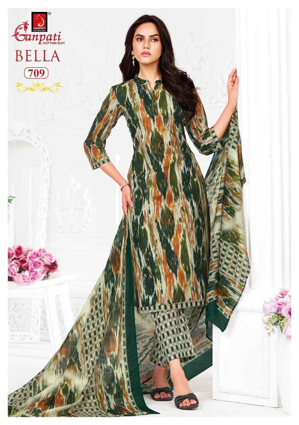 Ganpati Bella Patiyala Vol 7 Cotton Kurti Set Wholesale Rate ( 15 Pcs Catalog )