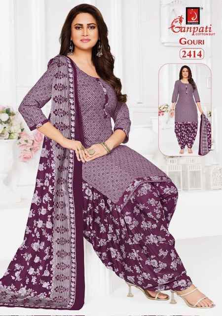 Ganpati Gouri Vol 10 Wholesale Cotton Dress Material ( 15 pcs Catalogue