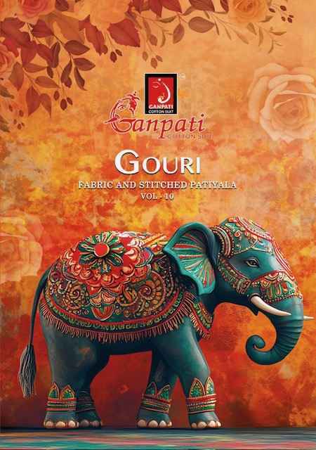Ganpati Gouri Vol 10 Wholesale Cotton Dress Material ( 15 pcs Catalogue