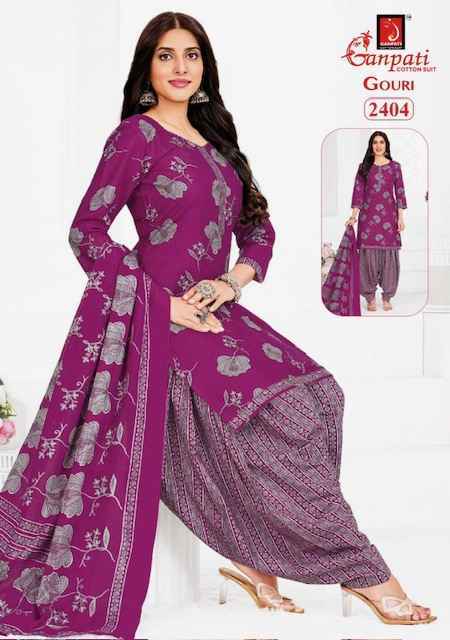 Ganpati Gouri Vol 10 Wholesale Cotton Dress Material ( 15 pcs Catalogue