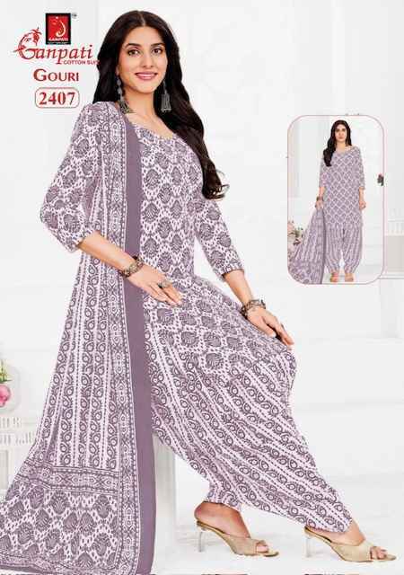 Ganpati Gouri Vol 10 Wholesale Cotton Dress Material ( 15 pcs Catalogue