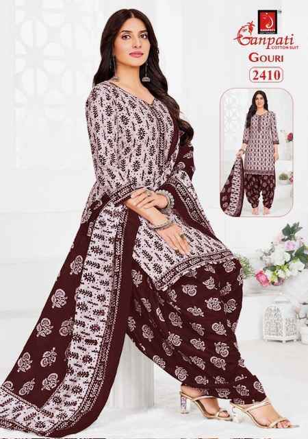 Ganpati Gouri Vol 10 Wholesale Cotton Dress Material ( 15 pcs Catalogue