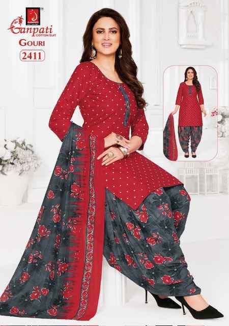 Ganpati Gouri Vol 10 Wholesale Cotton Dress Material ( 15 pcs Catalogue