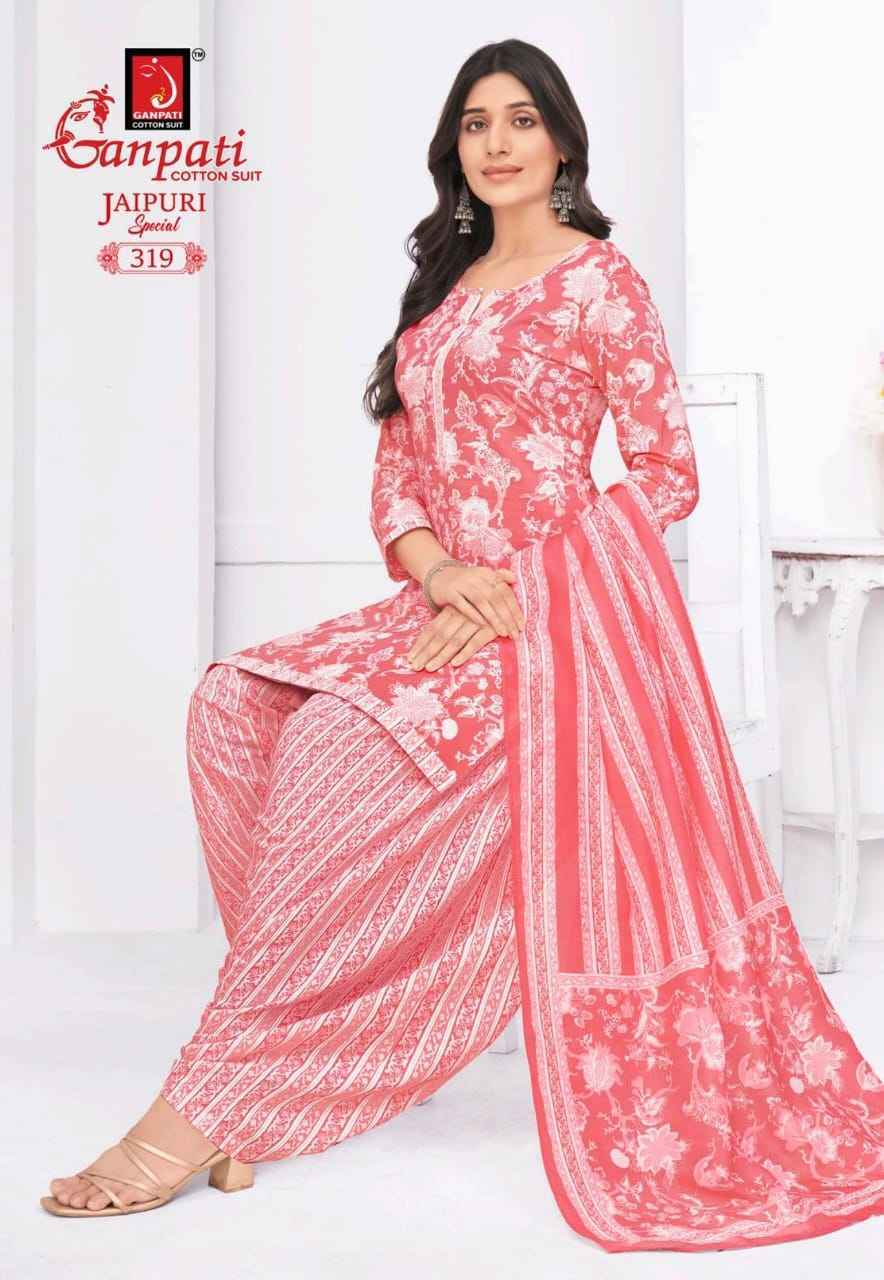 Ganpati Jaipuri Special Patiyala Vol 15 Cotton Patiyala Salwar Suit (15 pcs Catalogue )