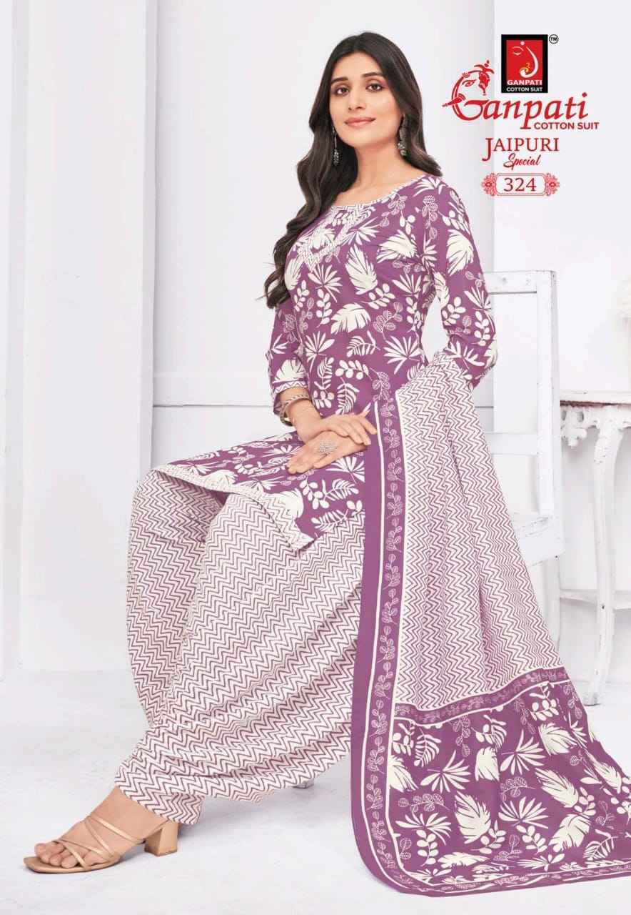 Ganpati Jaipuri Special Patiyala Vol 15 Cotton Patiyala Salwar Suit (15 pcs Catalogue )