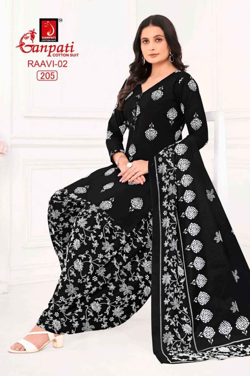 Ganpati Raavi Vol 2 Cotton Dress Material Wholesale Surat Market ( 6 pcs Catalogue )