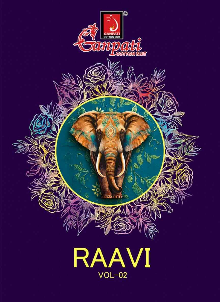 Ganpati Raavi Vol 2 Cotton Dress Material Wholesale Surat Market ( 6 pcs Catalogue )