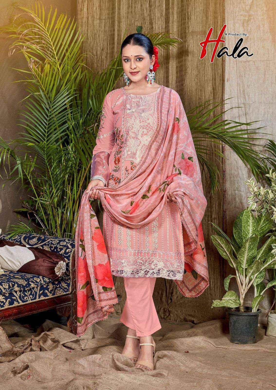 Hala Tabeer Edition 23 Lawn Cotton Dress Material Wholesale Catalog Surat ( 6 pcs Catalogue )