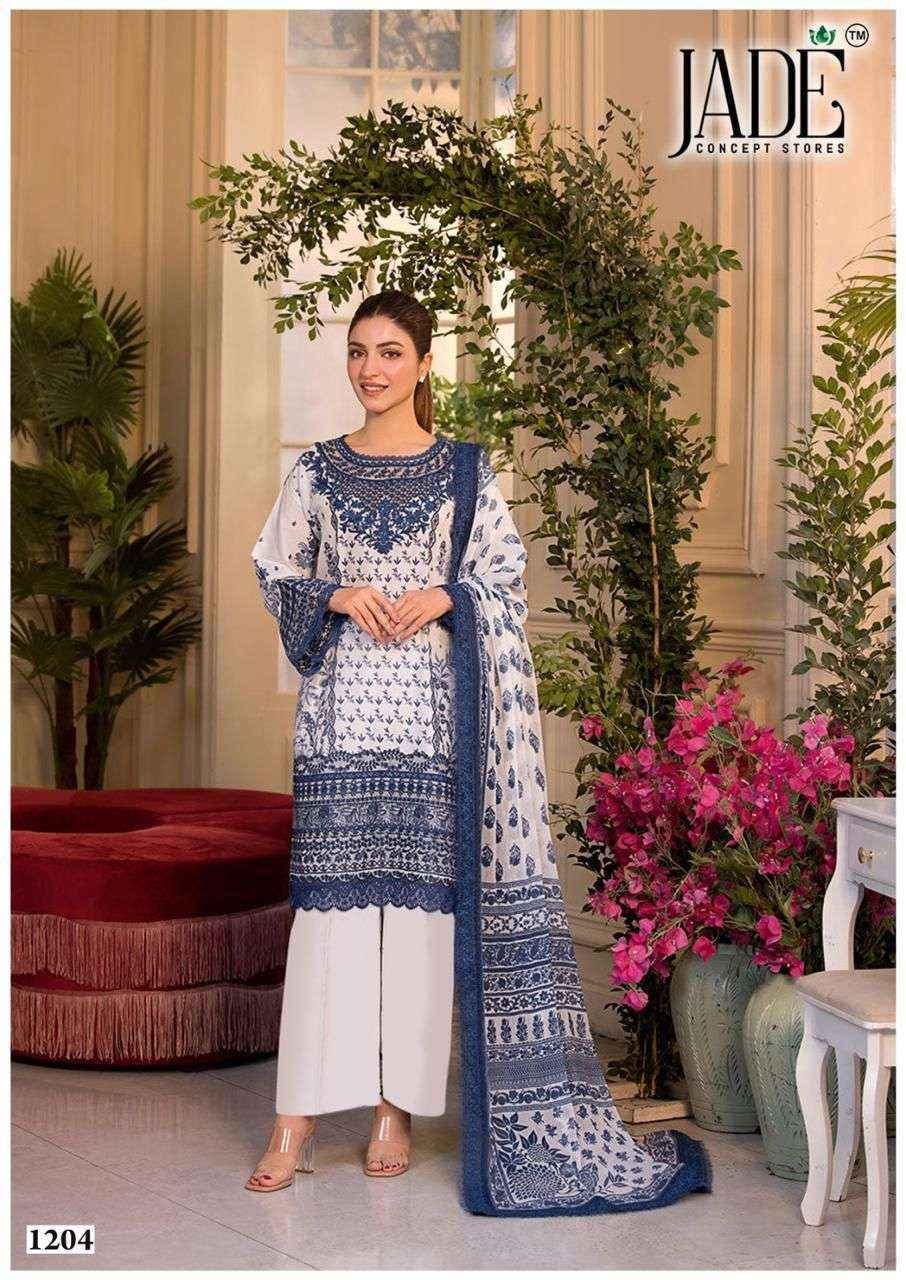 Jade Bin Saeed Heavy Luxury Vol 12 Readymade Cotton Suit Wholesale Rate ( 6 Pcs Catalog )