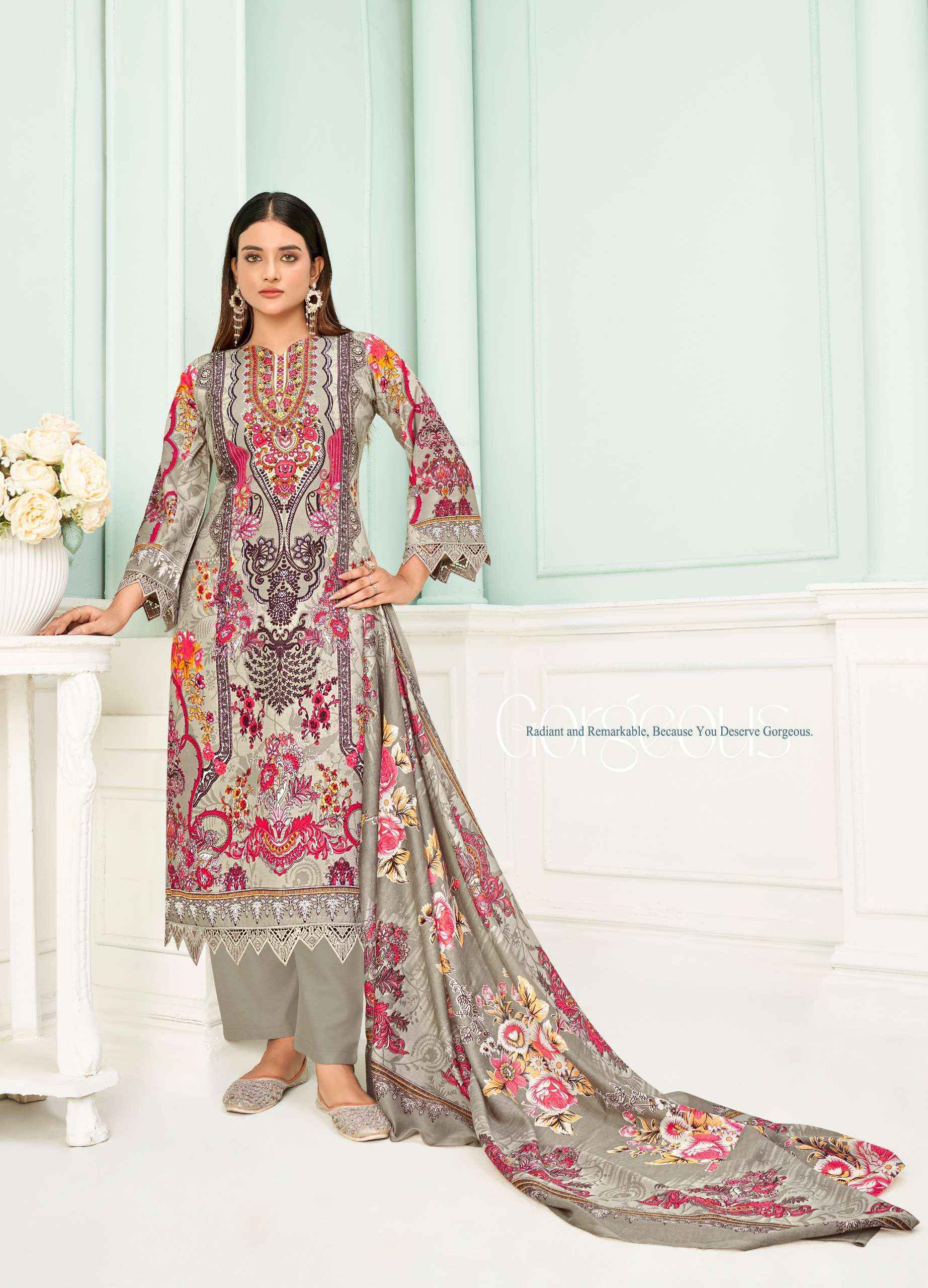 Jash Qurbat Vol 5 Cotton Dress Material Latest Catalog ( 8 pcs Catalogue