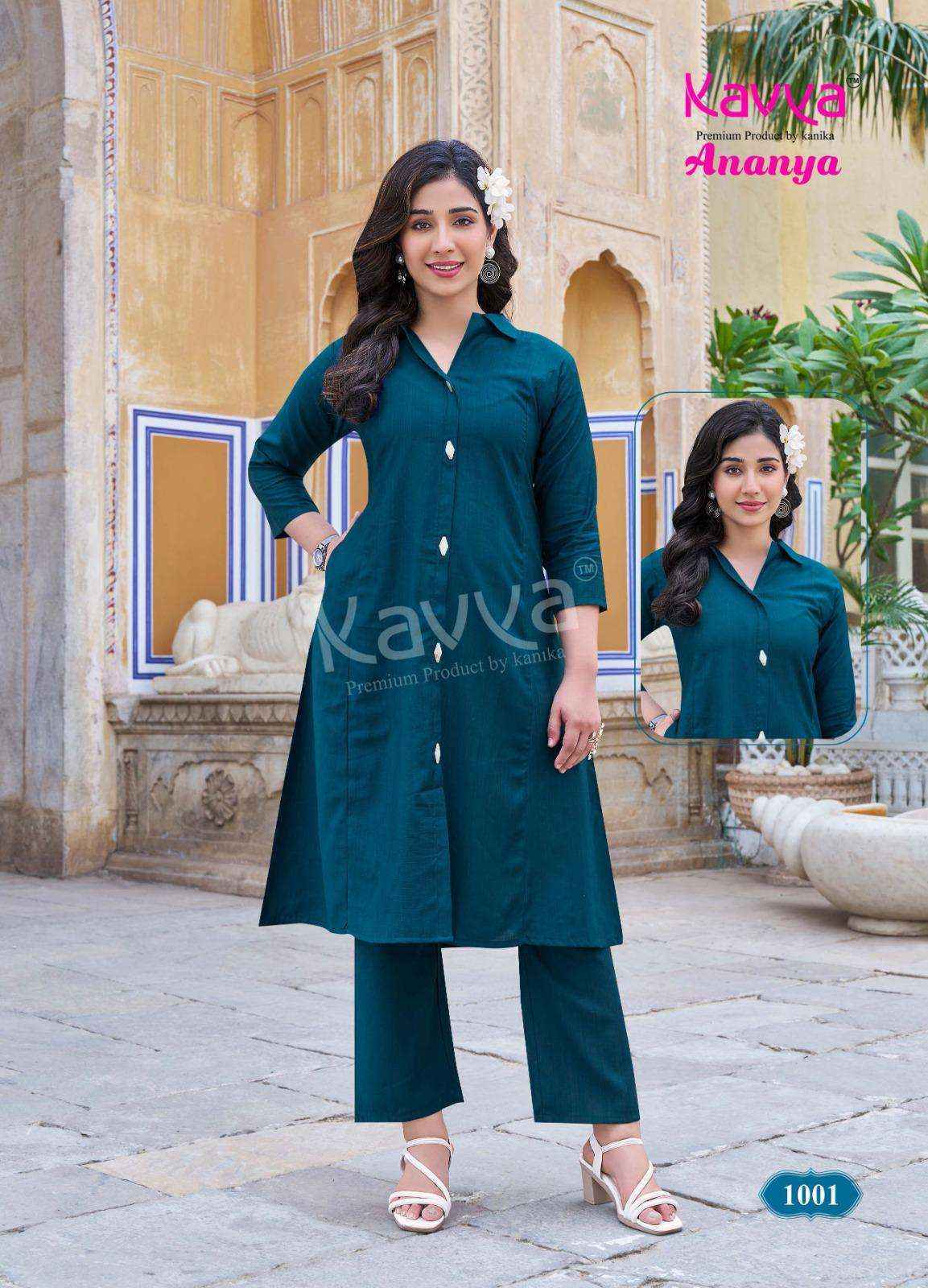 Kavya Ananya Vol 1 Vatican Co Ord Set - Surat Wholesale Market ( 10 pcs Catalogue