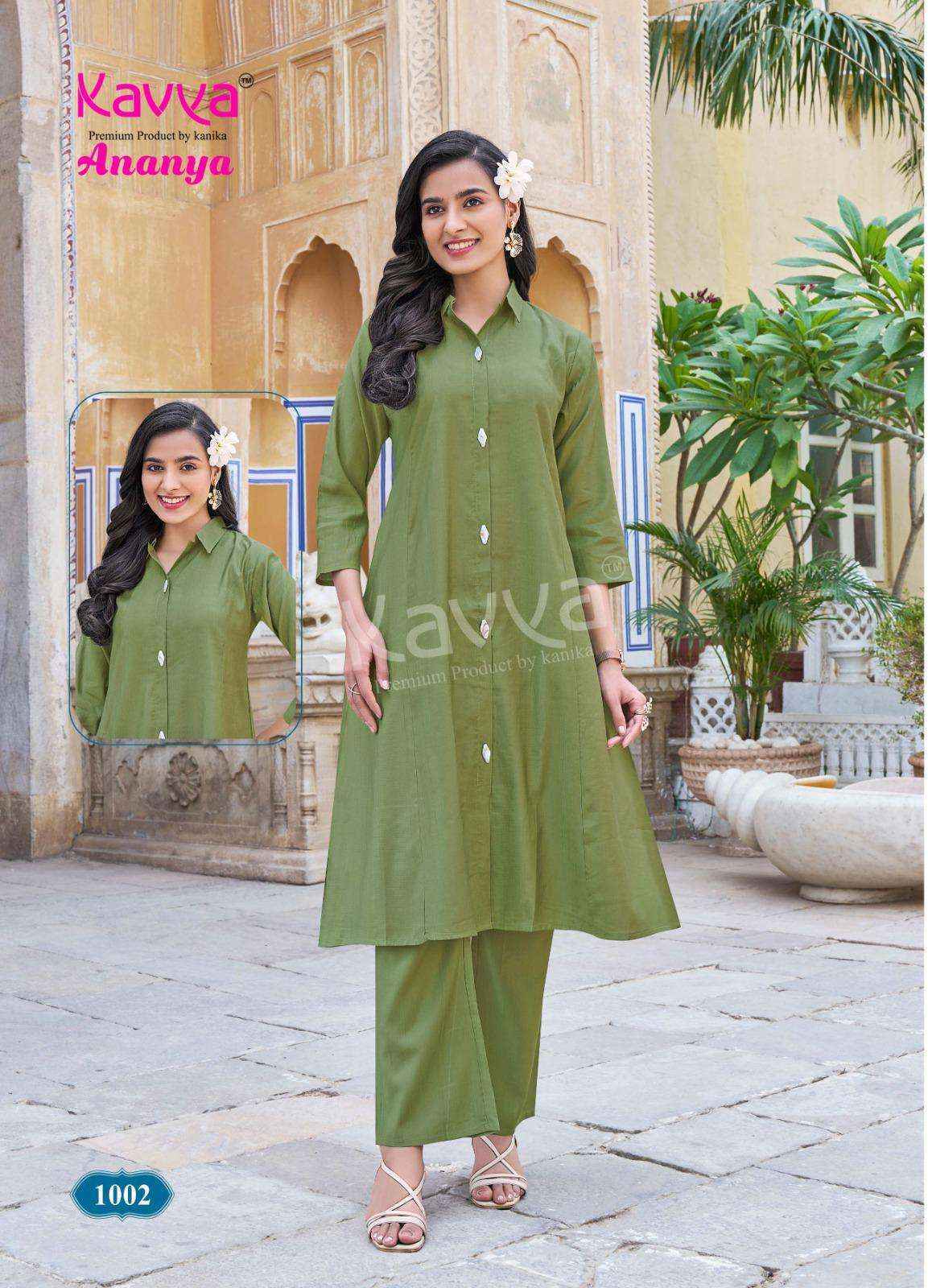 Kavya Ananya Vol 1 Vatican Co Ord Set - Surat Wholesale Market ( 10 pcs Catalogue