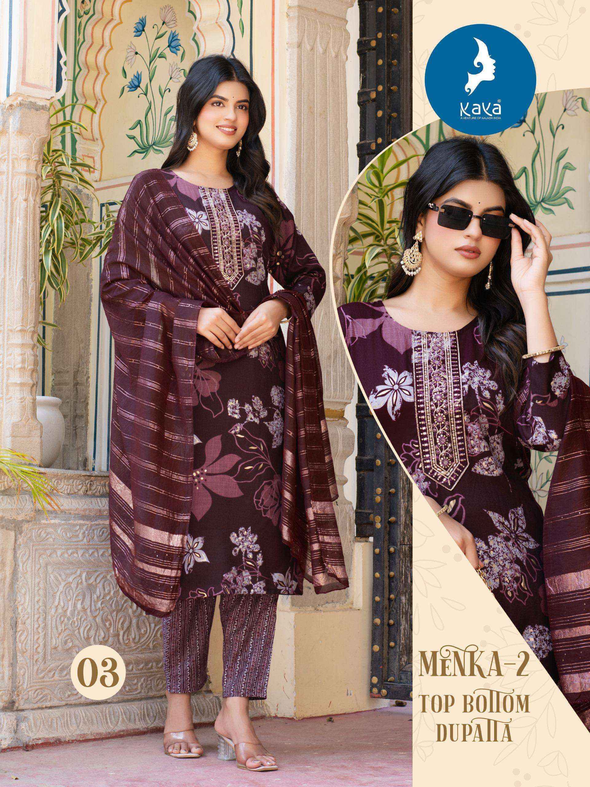 Kaya Menka Vol 2 Capsule Kurti Combo Dress Wholesale Rate ( 6 Pcs Catalog )