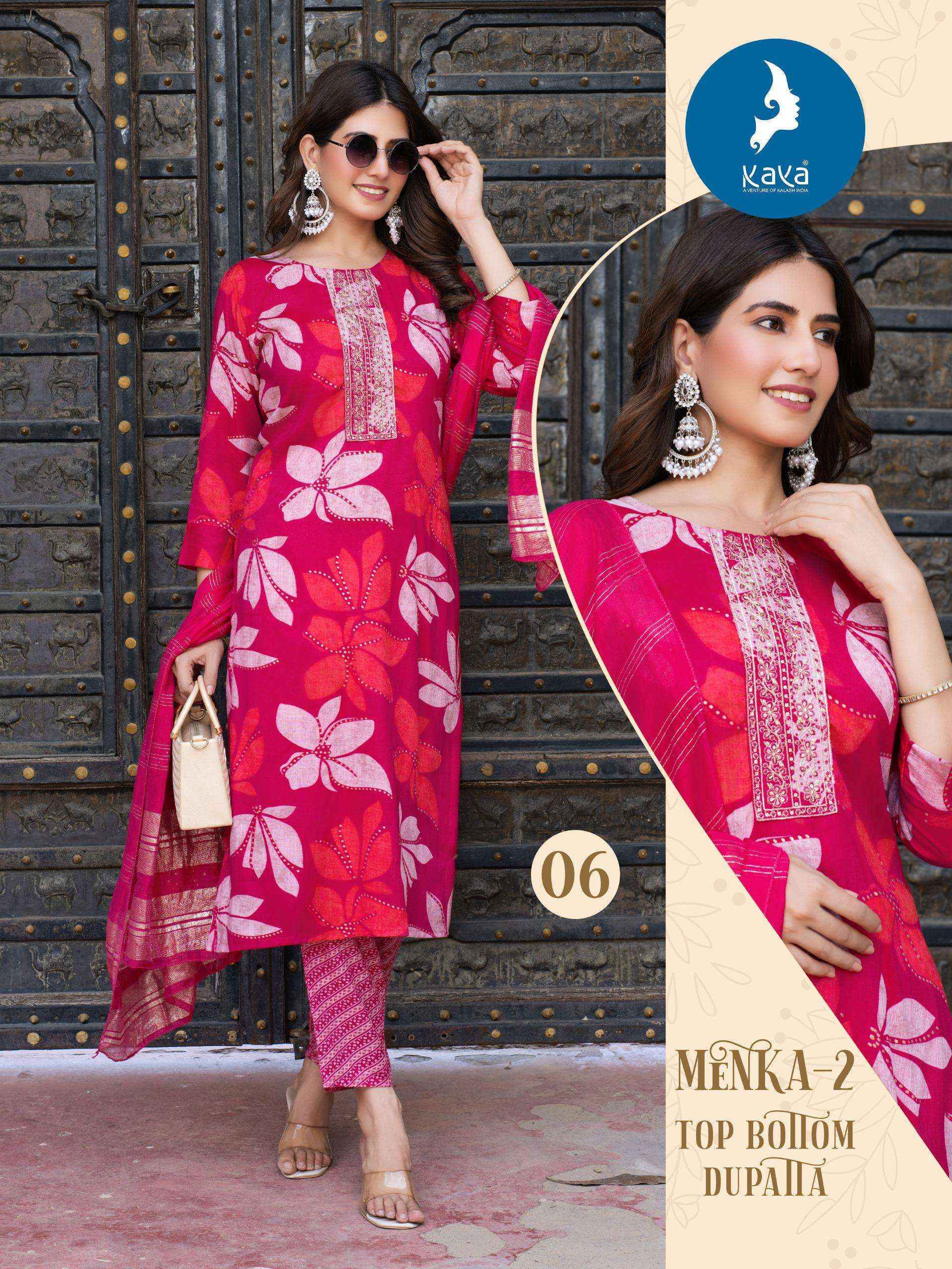 Kaya Menka Vol 2 Capsule Kurti Combo Dress Wholesale Rate ( 6 Pcs Catalog )