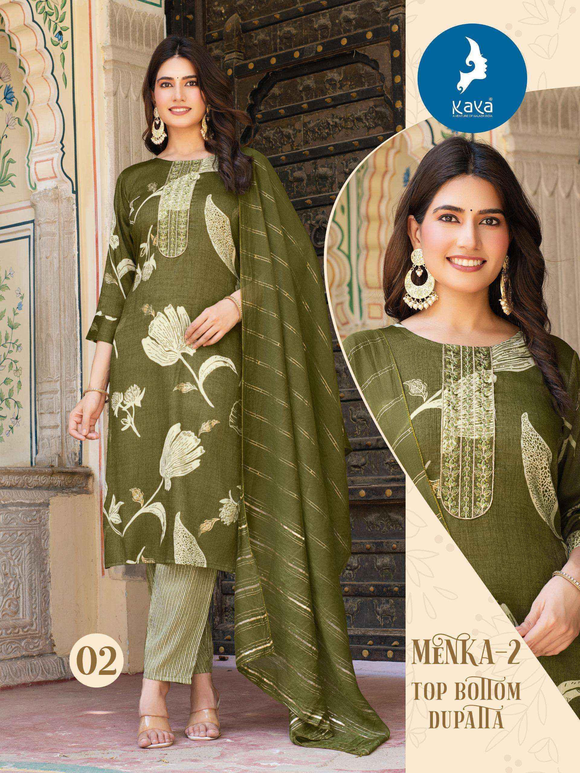Kaya Menka Vol 2 Capsule Kurti Combo Dress Wholesale Rate ( 6 Pcs Catalog )