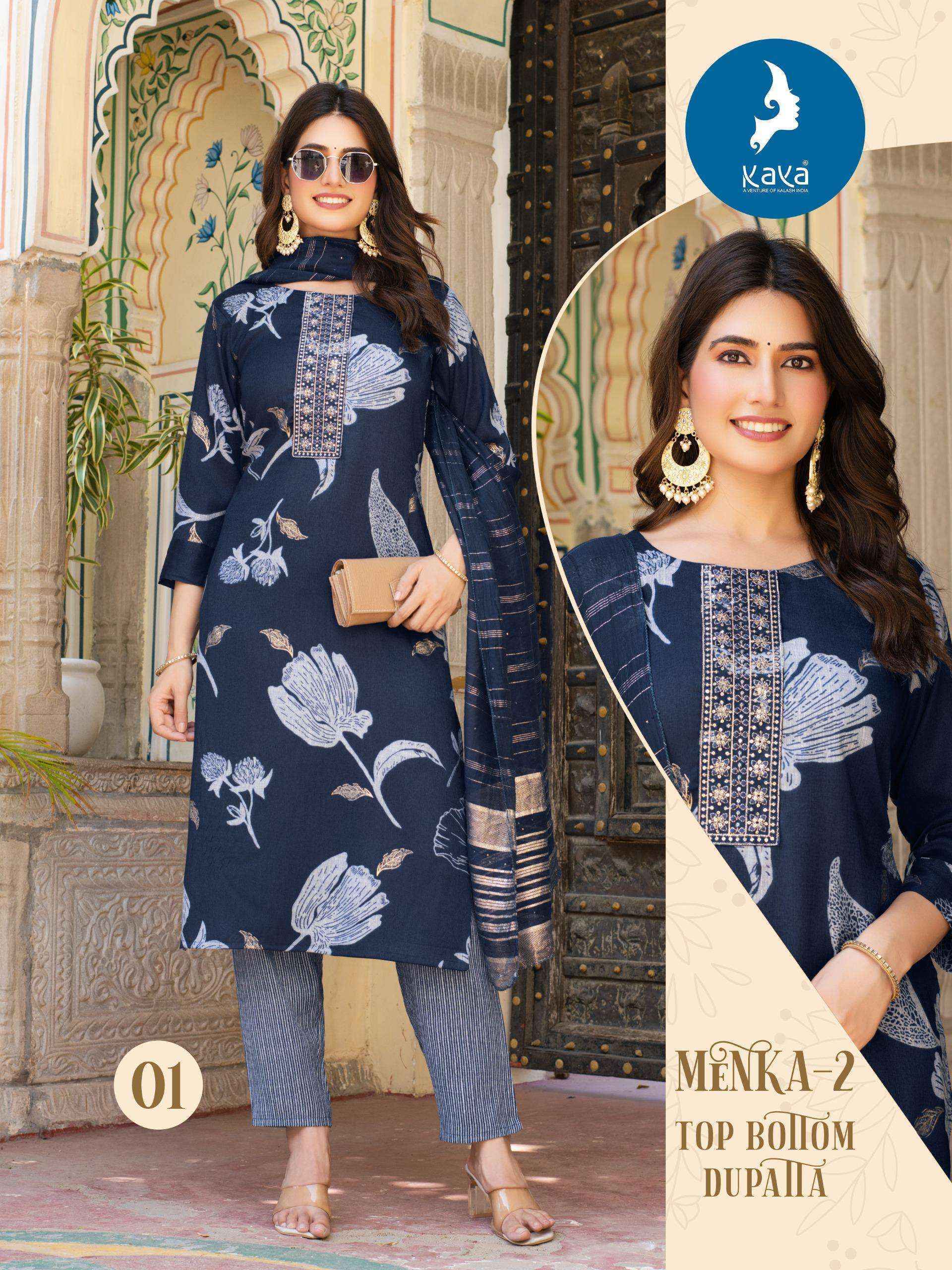 Kaya Menka Vol 2 Capsule Kurti Combo Dress Wholesale Rate ( 6 Pcs Catalog )