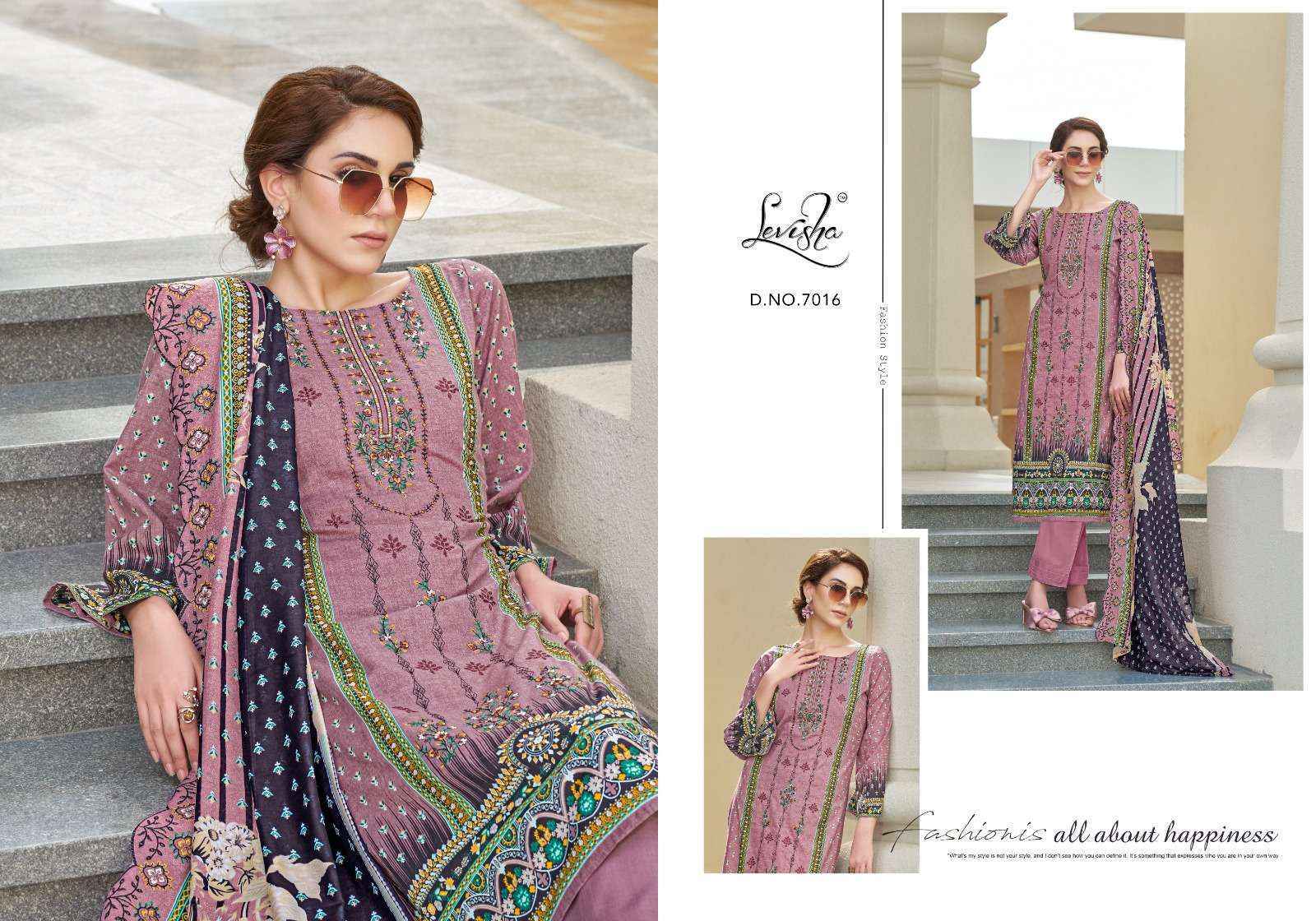 Levisha Madhubala Vol 7 Cambric Cotton Salwar Kameez Wholesale Rate ( 8 Pcs Catalog )