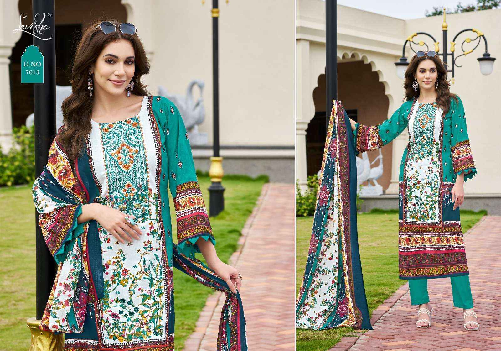 Levisha Mehnaaz Cotton Dress Material New Catalog Surat ( 8 pcs Catalogue