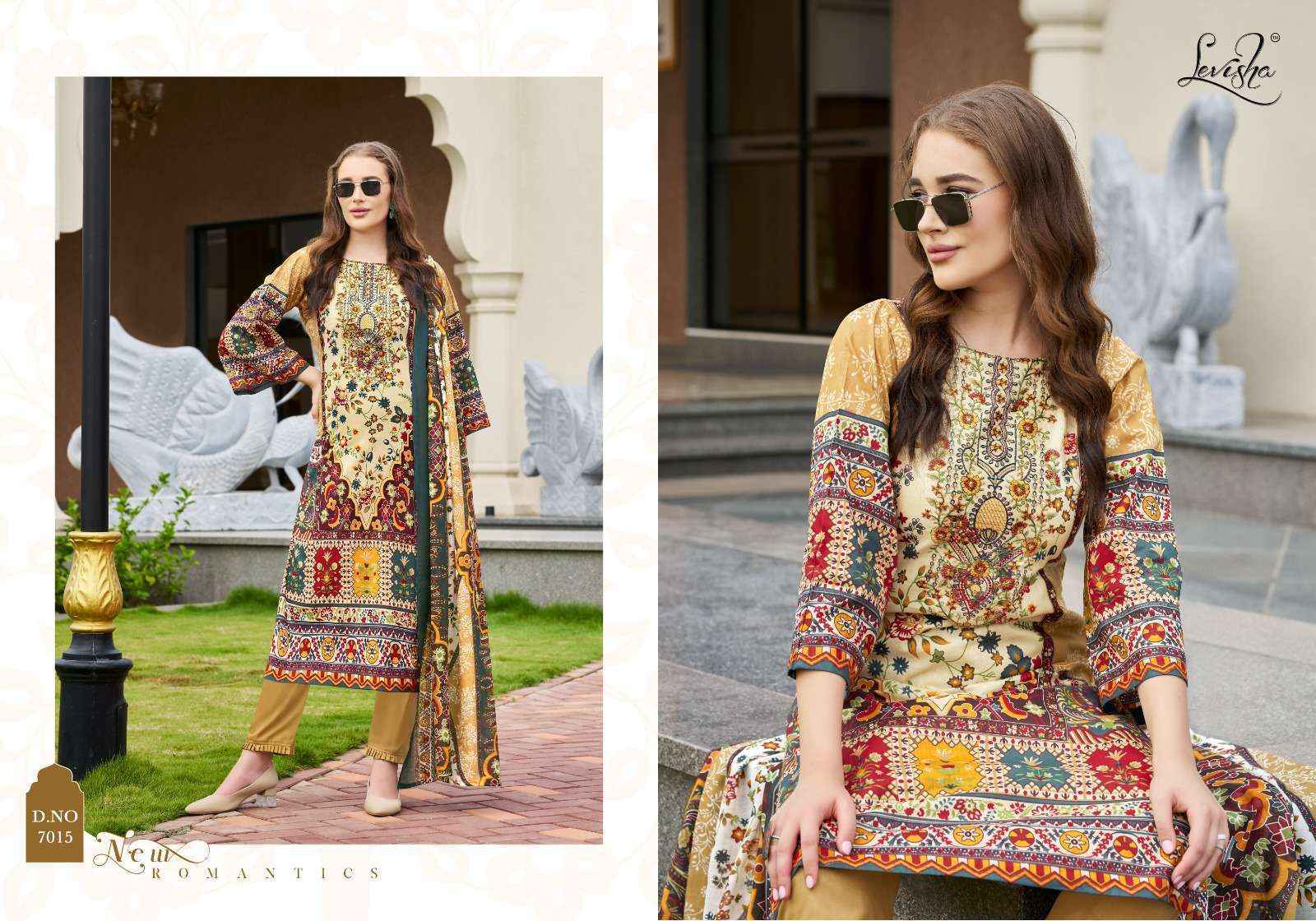 Levisha Mehnaaz Cotton Dress Material New Catalog Surat ( 8 pcs Catalogue