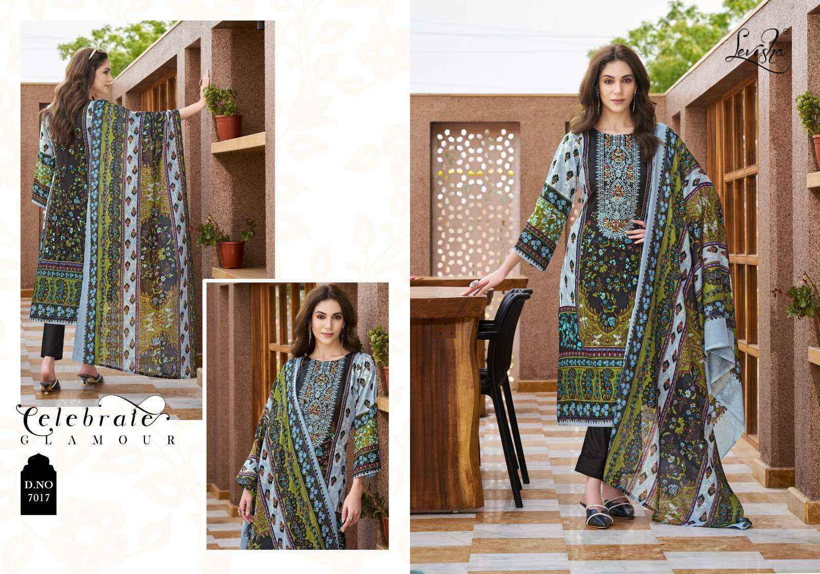Levisha Mehnaaz Cotton Dress Material New Catalog Surat ( 8 pcs Catalogue