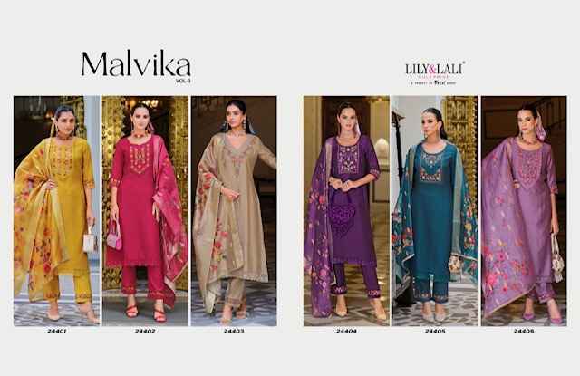 Lily & Lali Malvika Vol 3 Readymade Viscose Dress Wholesale Rate ( 6 Pcs Catalog )