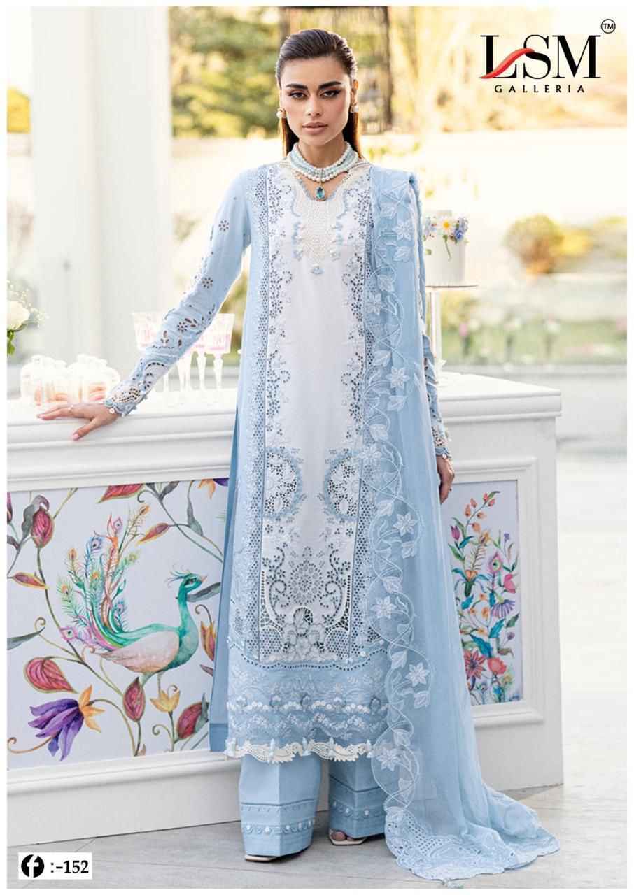 LSM Galleria Firdous Queen Lawn Vol 15 Lawn Cotton Salwar Kameez Wholesale Rate ( 6 Pcs Catalog )